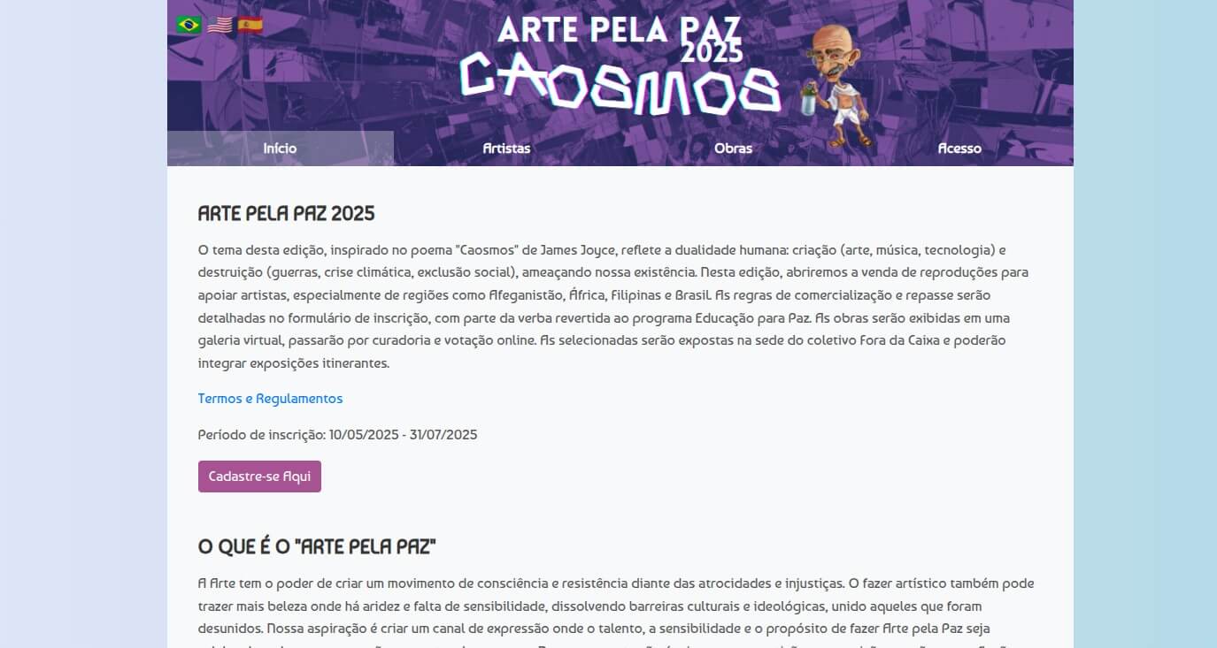 Arte Pela Paz 2025 Arte Pela Paz 2025